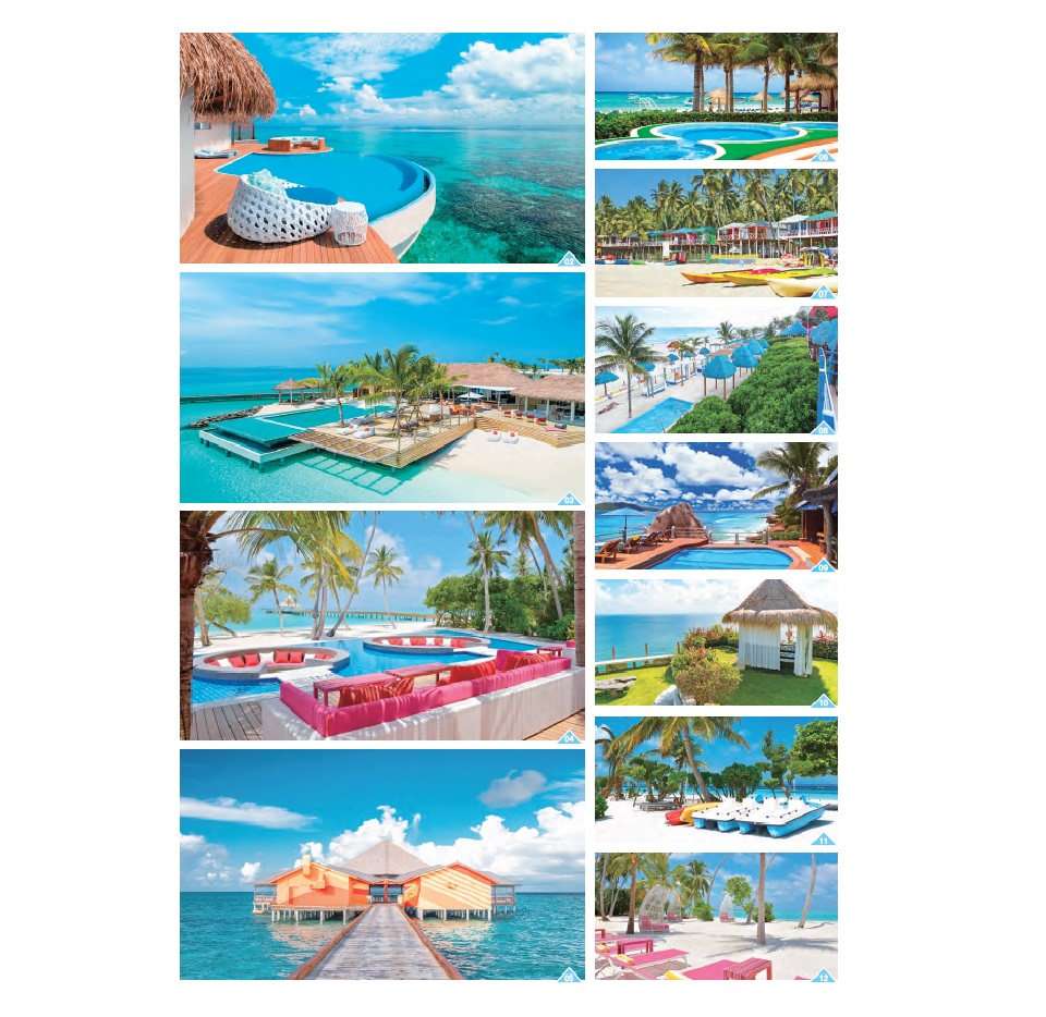 Wire-O Desk Calendar (Destination Paradise)