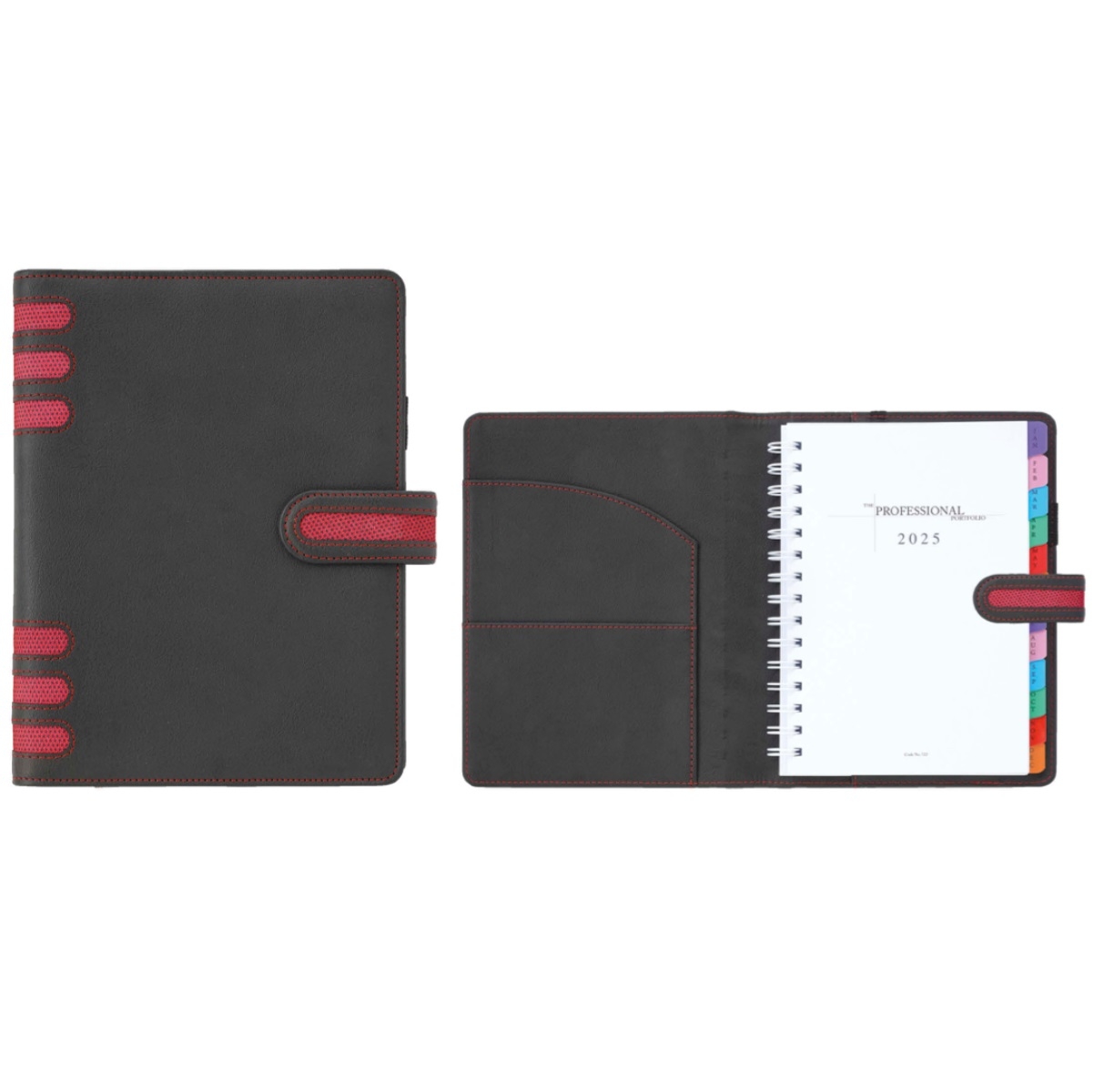 Professional Portfolio with Magnetic Flap