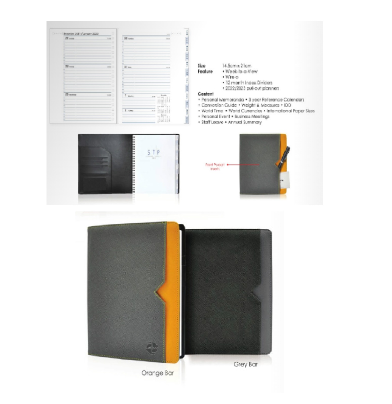 Portfolios w/Side Pocket