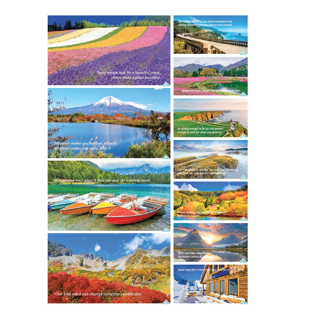 Desk Calendar (Exotic Landscapes)