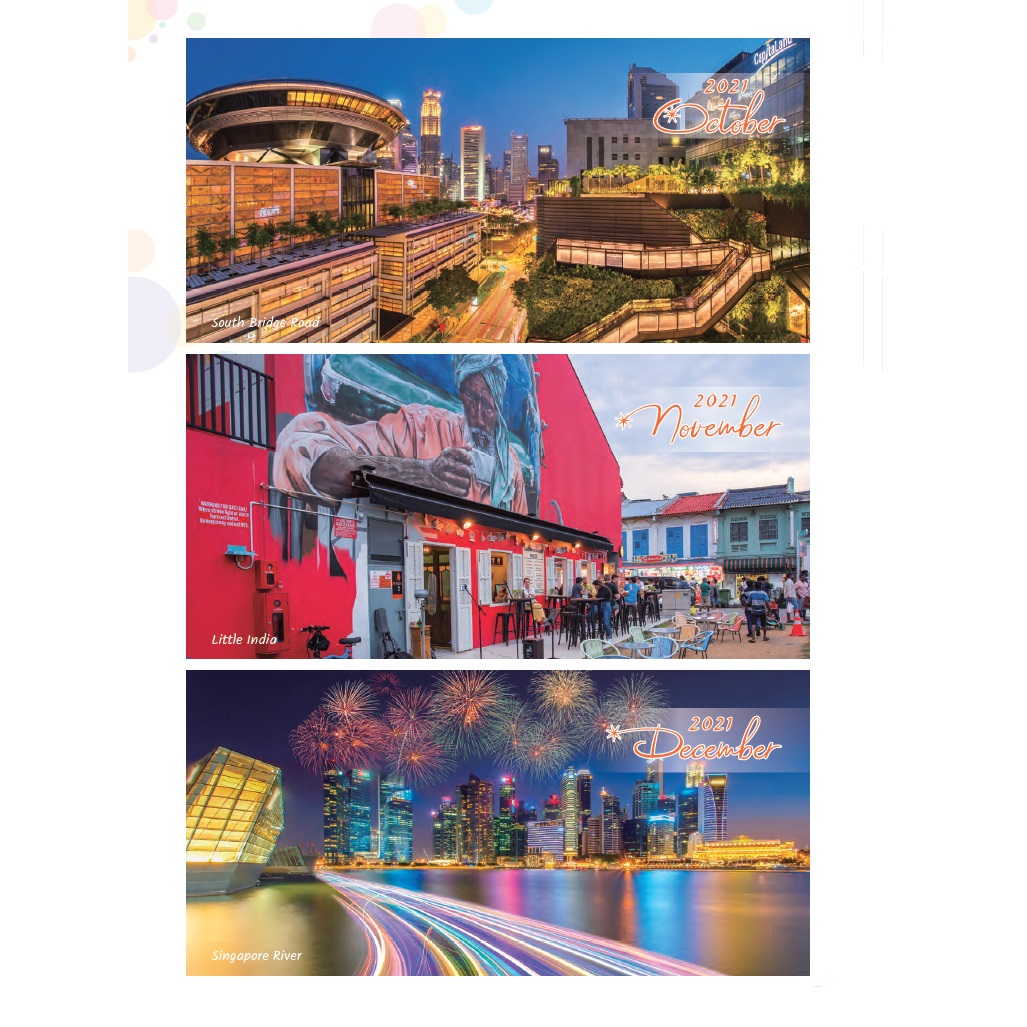 Desk Calendar (Sparkling Singapore)