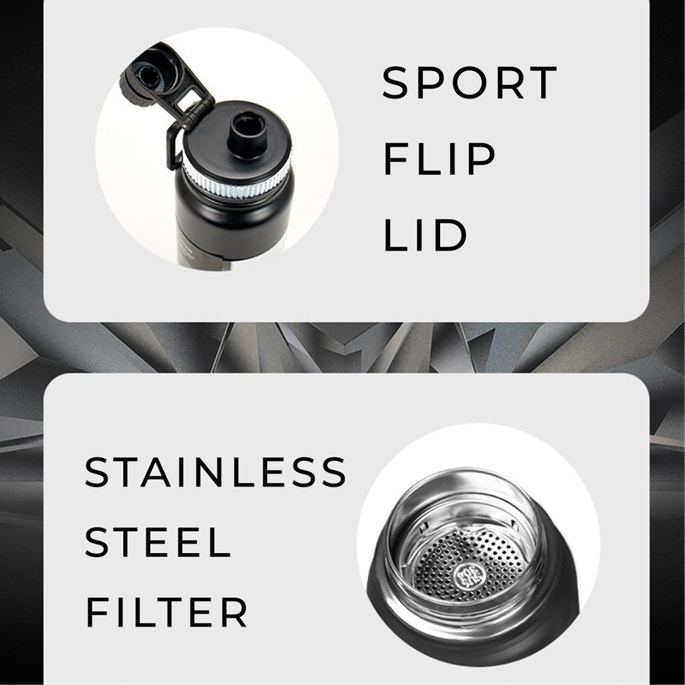 SPORTY PLUS Stainless Steel Bottle