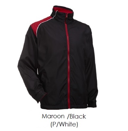 Reversible Windbreaker With White Piping