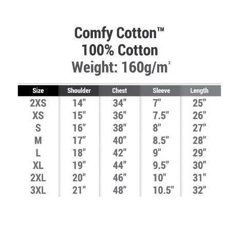 Unisex Comfy Round Neck Tee