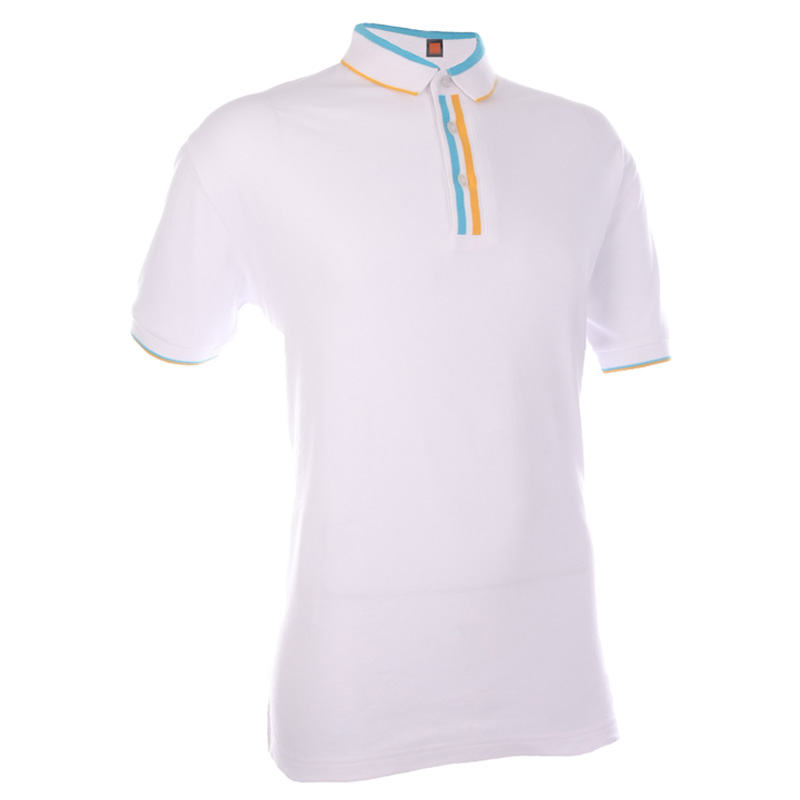 Cotton Interlock Unisex with color line Collar