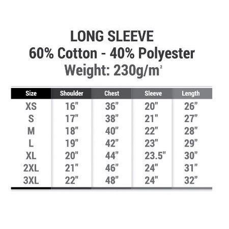 Long Sleeve (230gm)