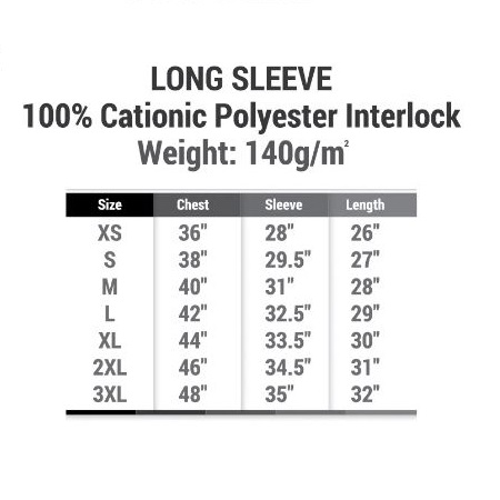Long Sleeve (180gm)