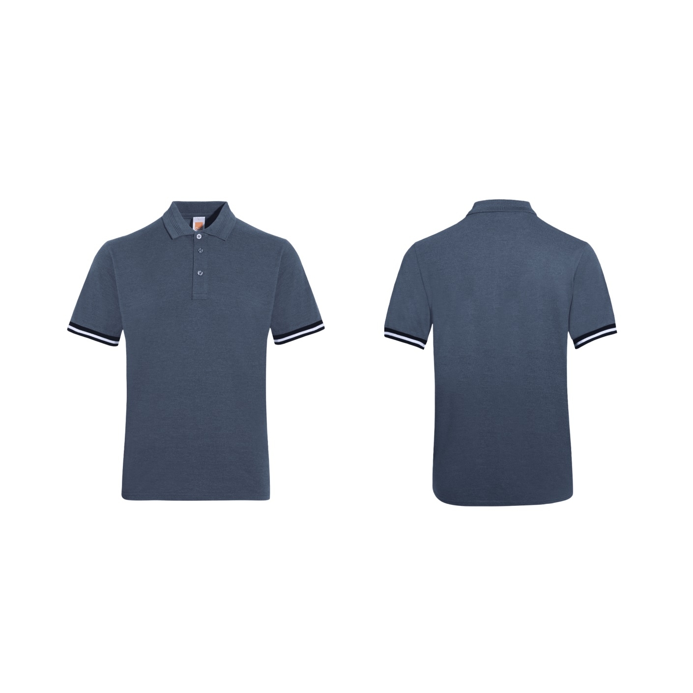 Unisex CVC Cotton Short Sleeve Polo Shirt