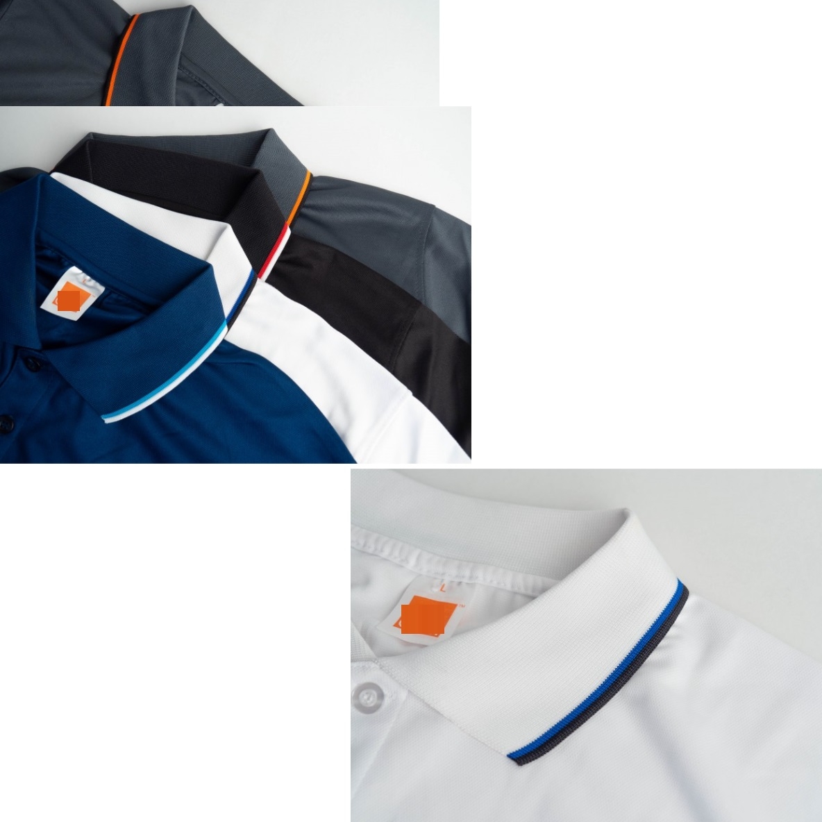 Unisex Microfibre Tipped Collar & Cuff  Polo Shirt