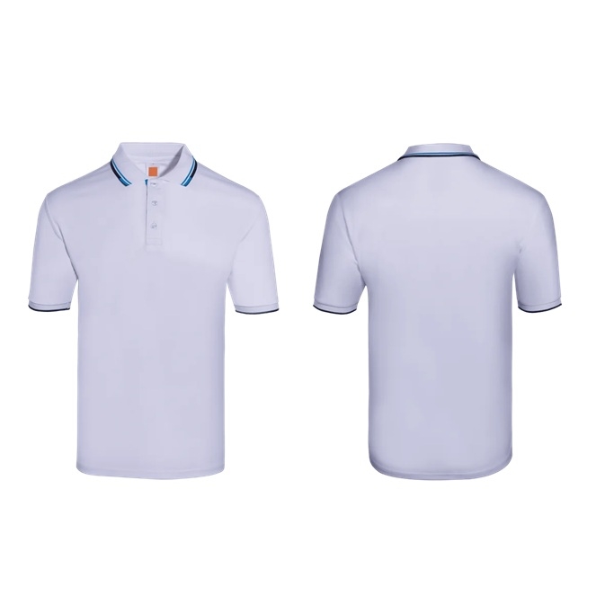 UNISEX MICROFIBRE Tipped Collar & Cuff Polo Shirt