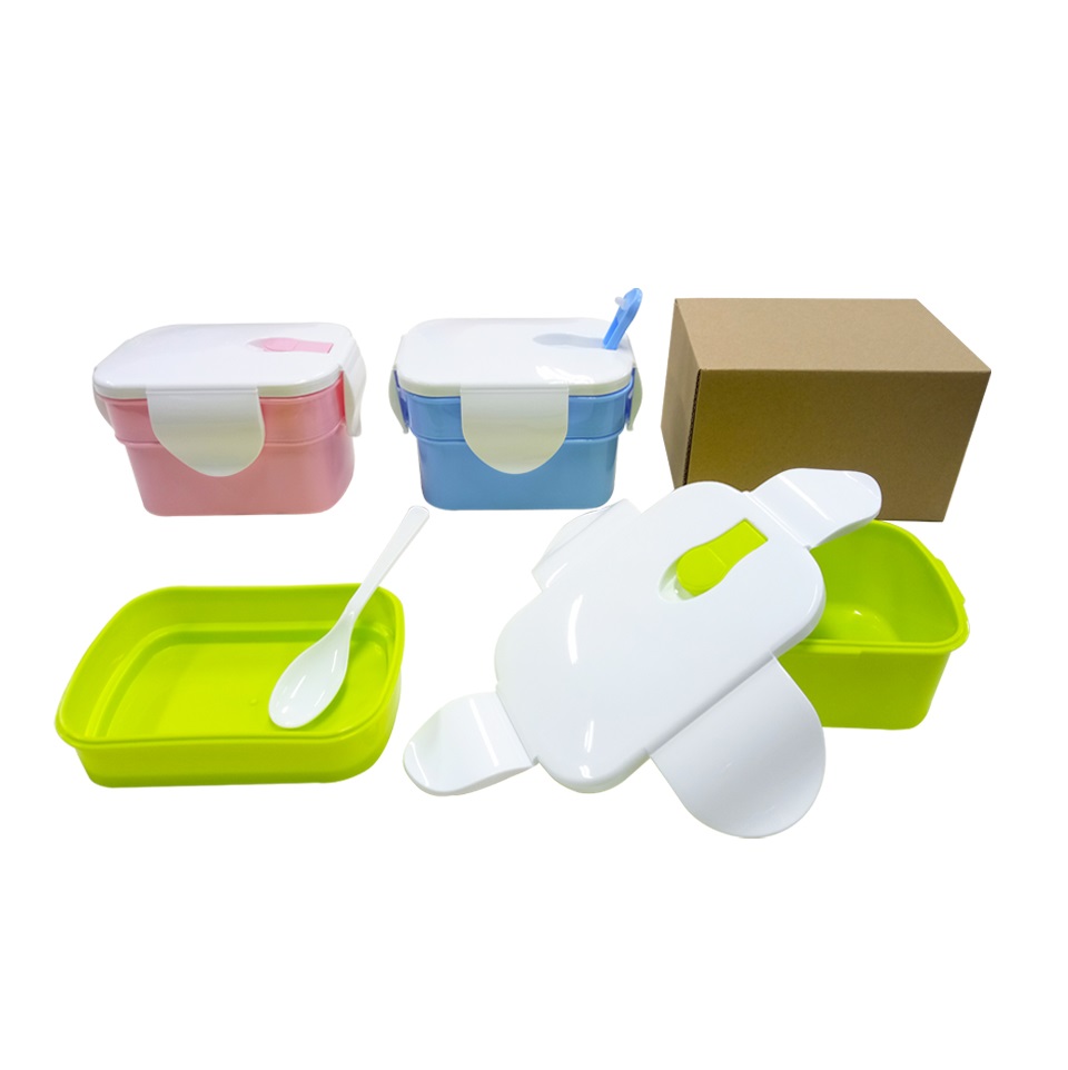 2-Tier Rectangular Lunch Box