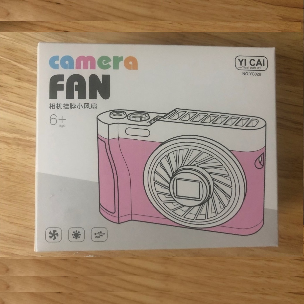 Mini Camera Fan with Light