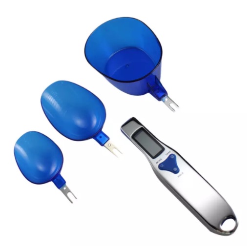 3pcs Set Portable LCD Digital Kitchen Scale Measuring Spoon