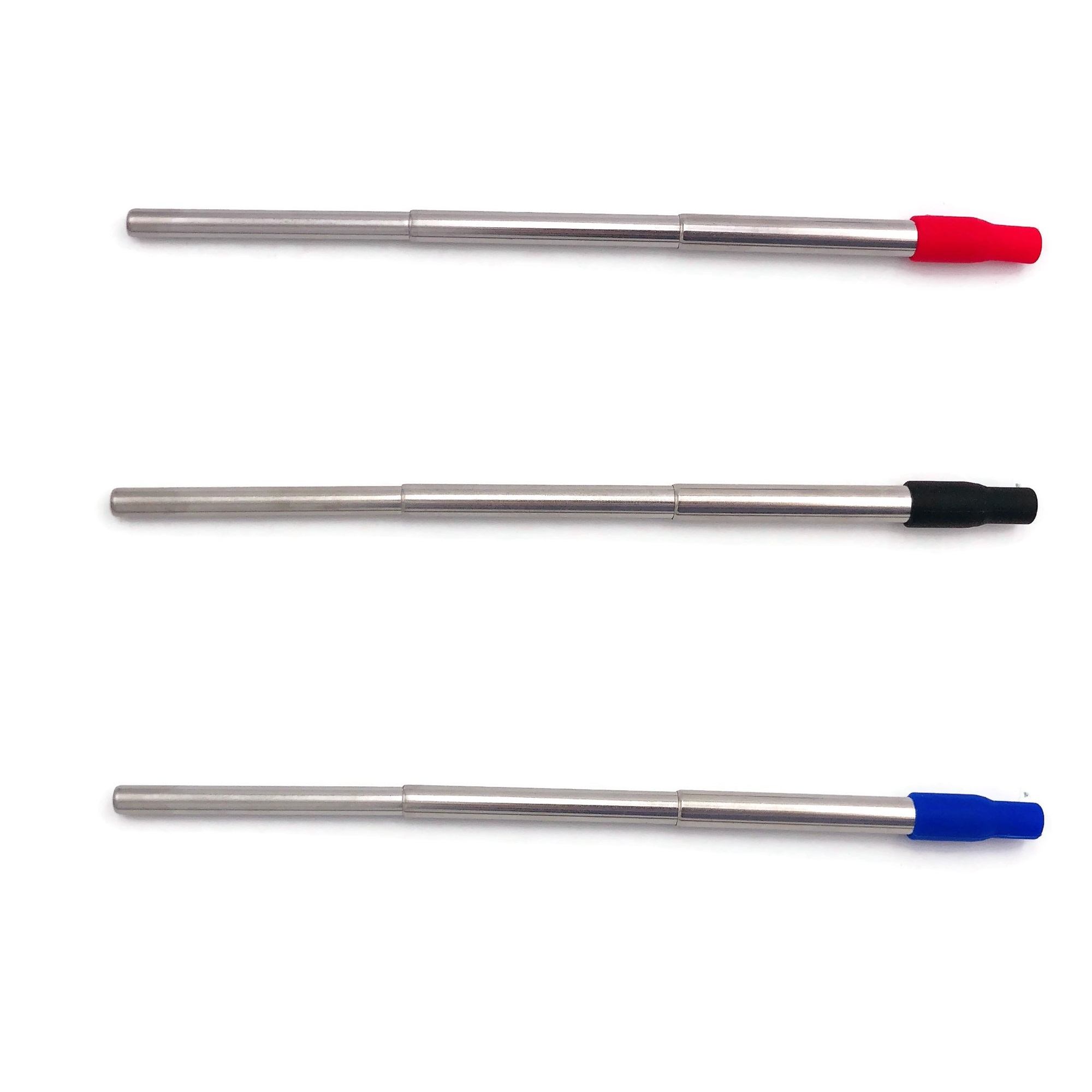 Reusable Metal Straw with Silicone Tips