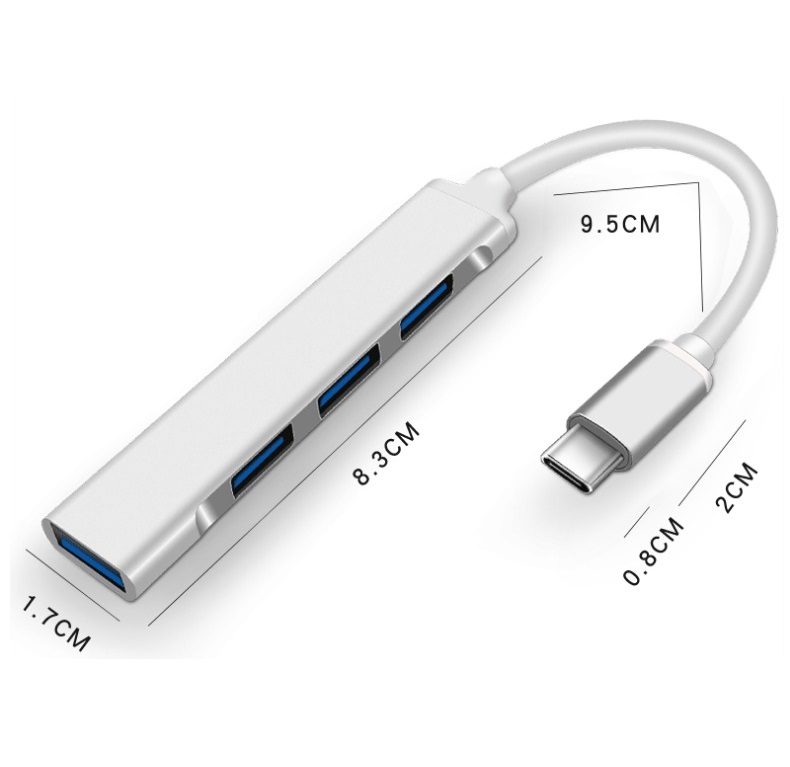 Type C - 4 Ports USB Hub