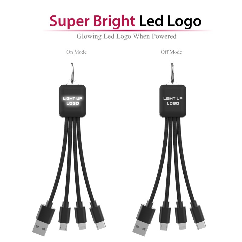 3 in 1 Square Multi Cable
