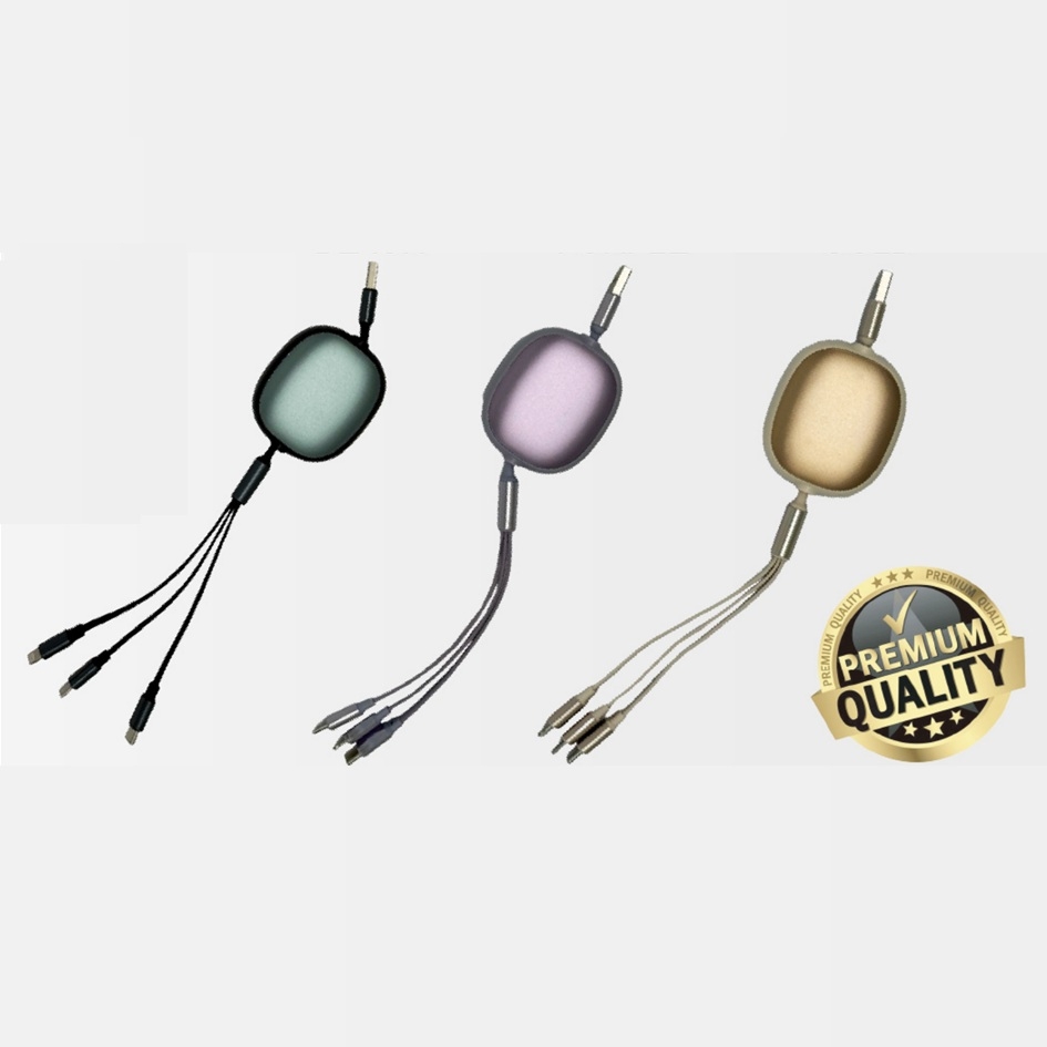 3 in 1 Retractable USB Cable