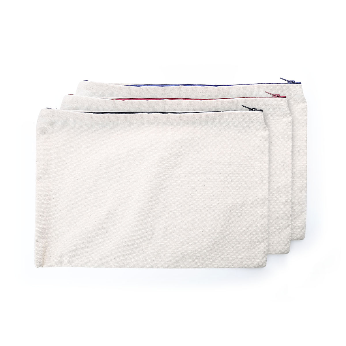 Canvas Pouch with Zipper