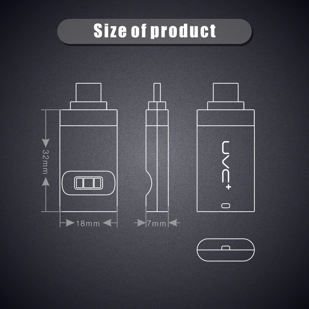 Mini Instant Phone UVC Disinfection
