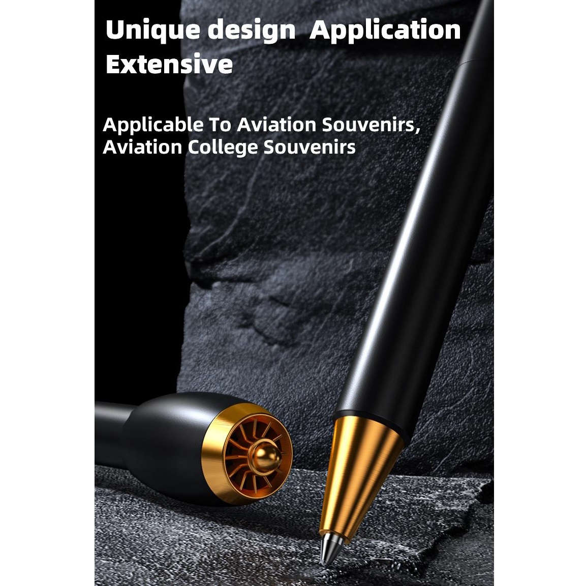 Aircraft Engine Spin Metal Pen