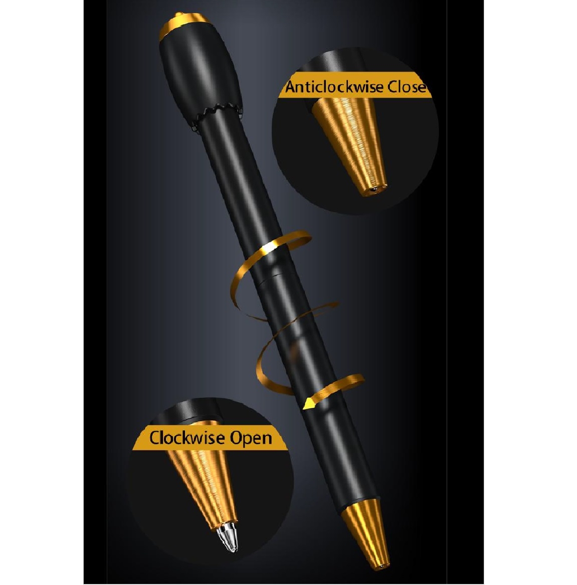 Aircraft Engine Spin Metal Pen