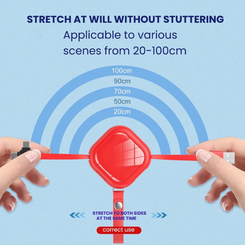 4-in-1 Retractable USB Charging Cable
