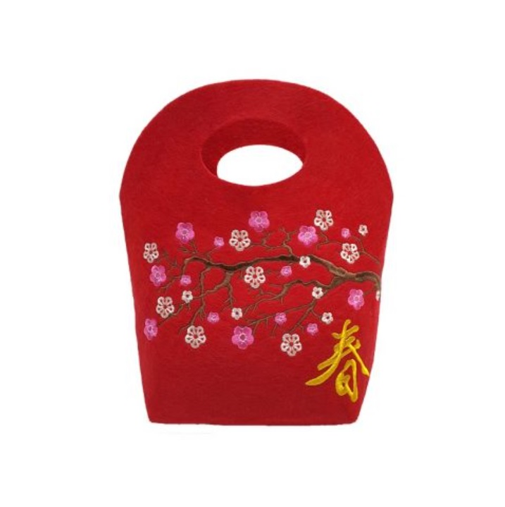 Felt Mandarin Orange Carrier