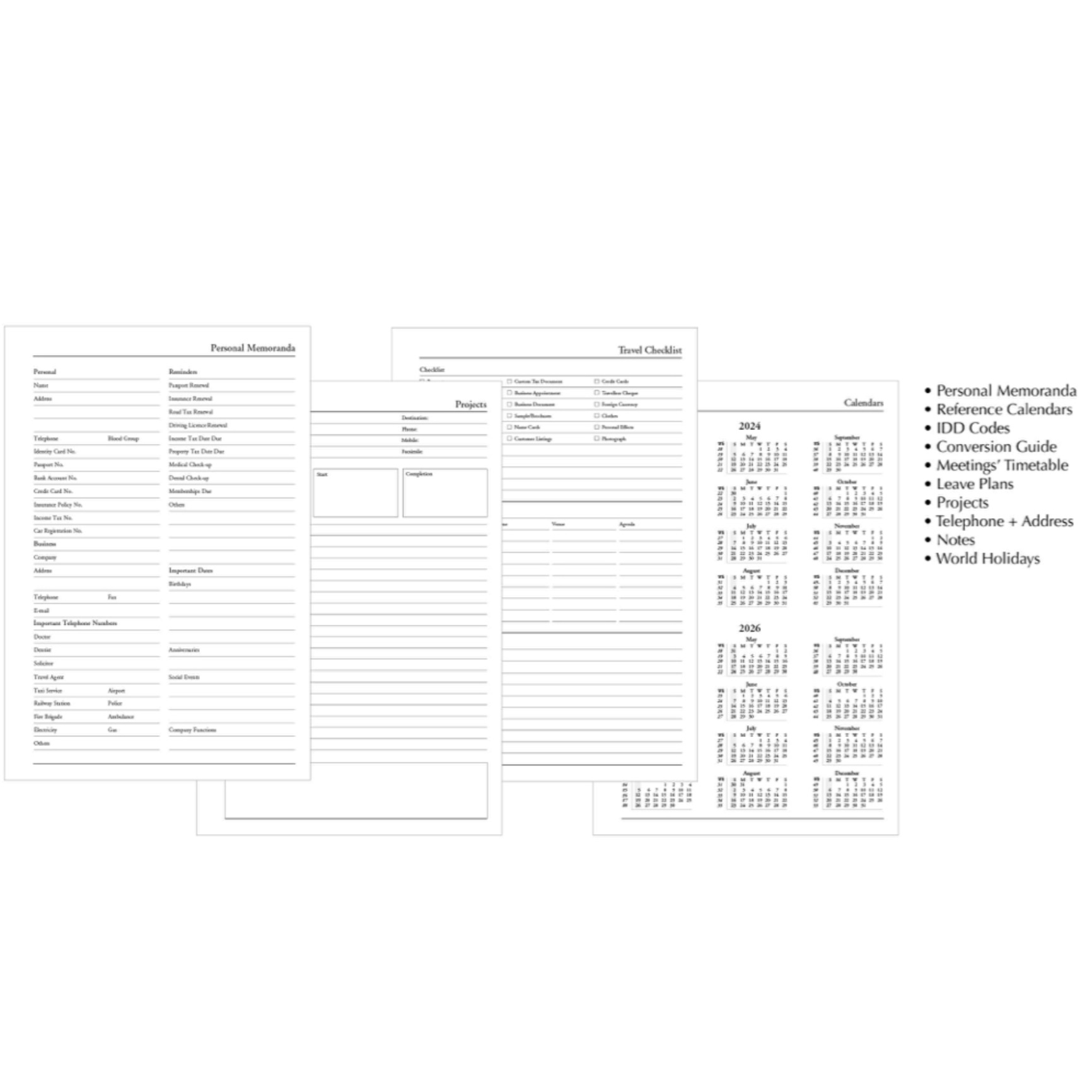 Professional Portfolio Black with Orange Textured strip