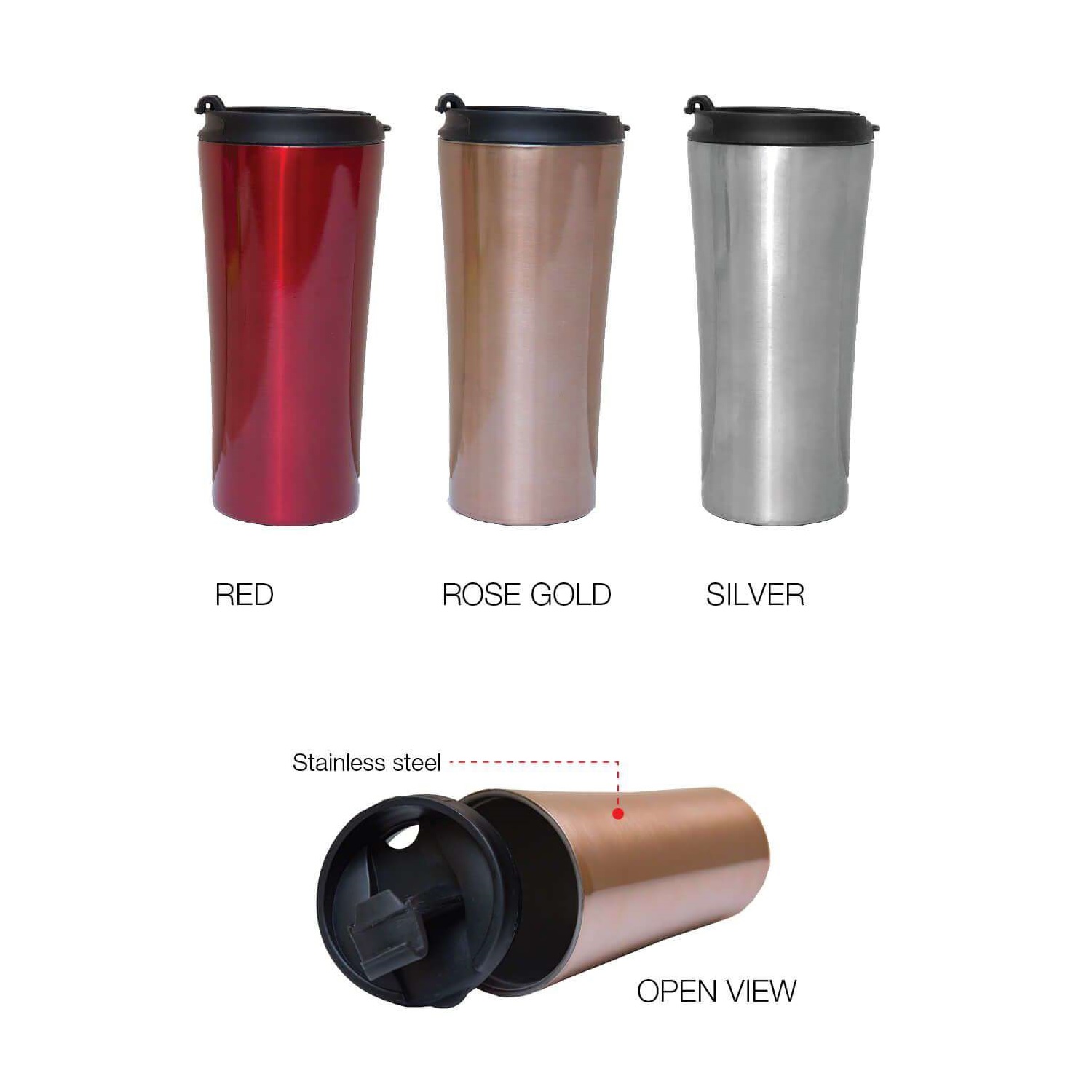 Stainless Steel Tumbler with Lid