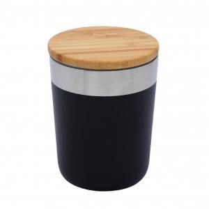 Coffee Tumbler With Bamboo Lid
