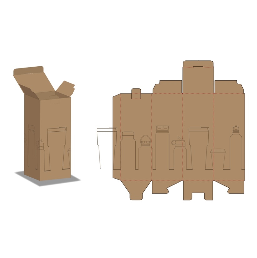 RIGID Stainless Steel Hot & Gold Tumbler