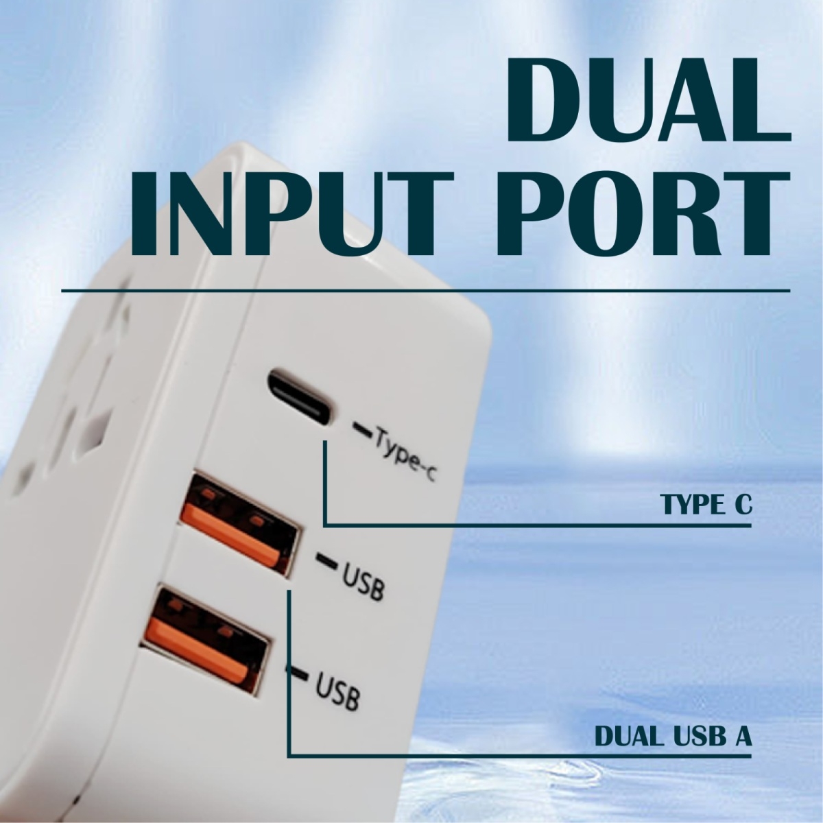 Adaptor 1 Type-C port with PD (801Q)
