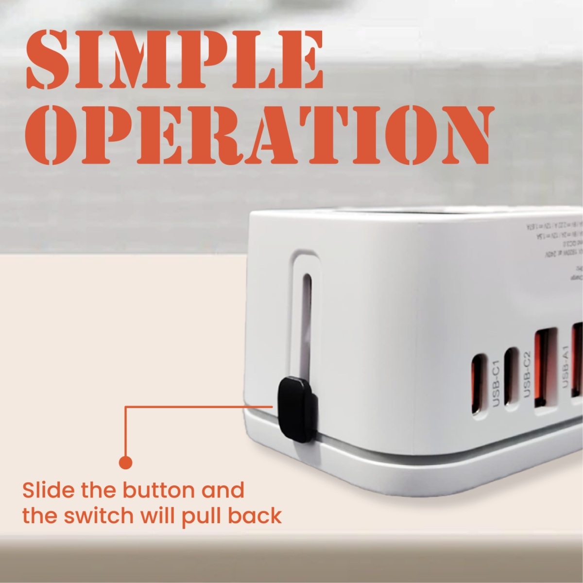Adaptor 2 Type-C ports with PD (806Q)