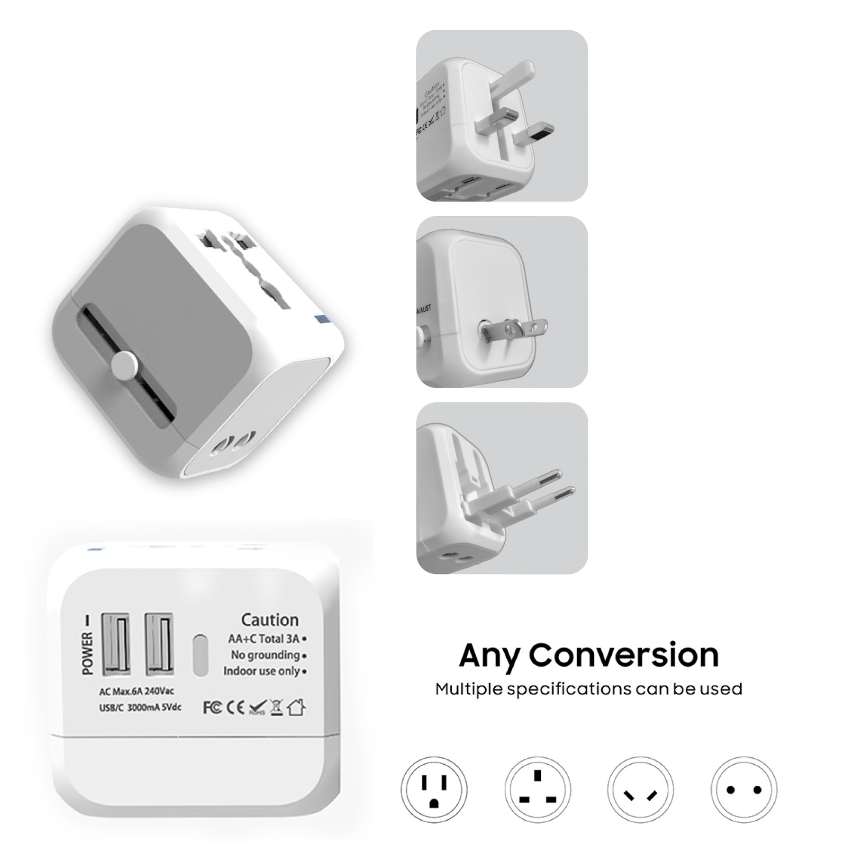 Travel Adaptor (804Q)