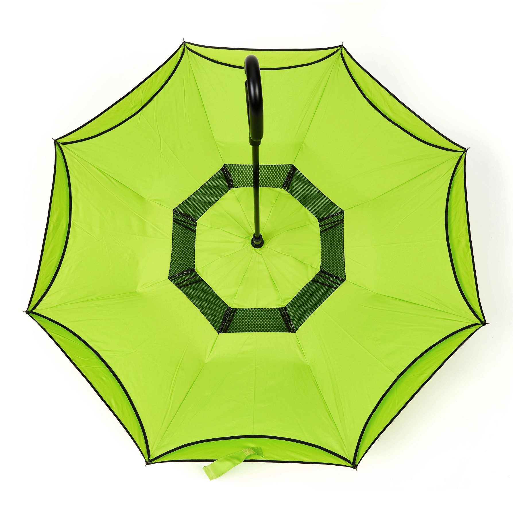 Reverse Long Umbrella with Push Button