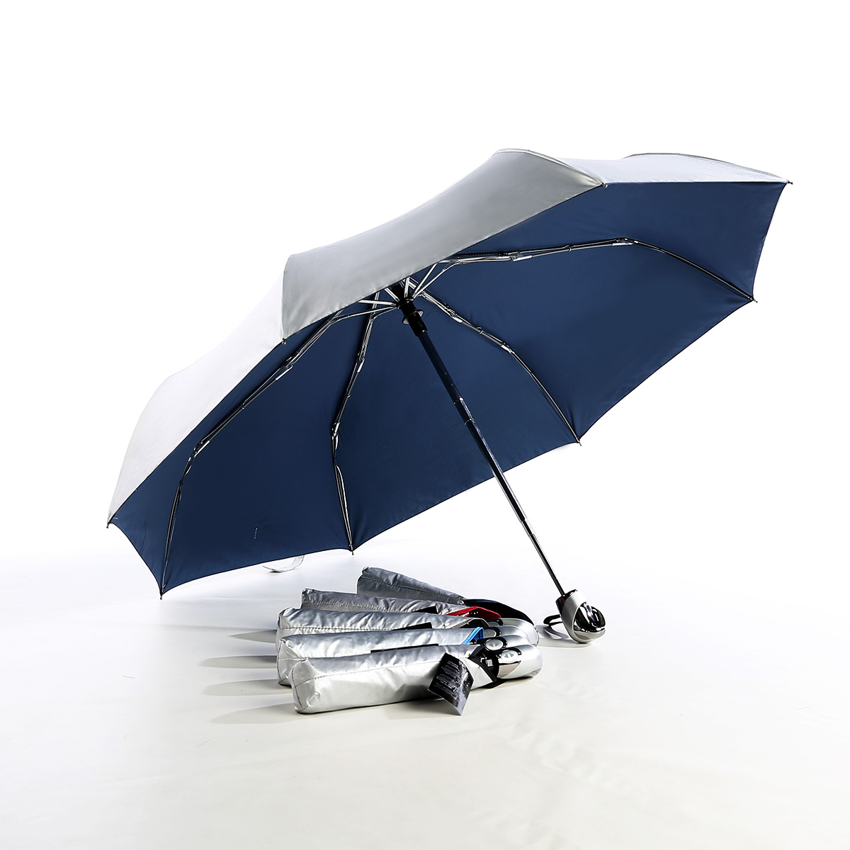 3 Fold Umbrella with Aluminum Shaft