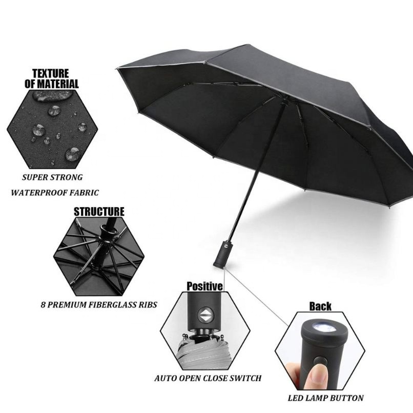 Colored LED Light Umbrella
