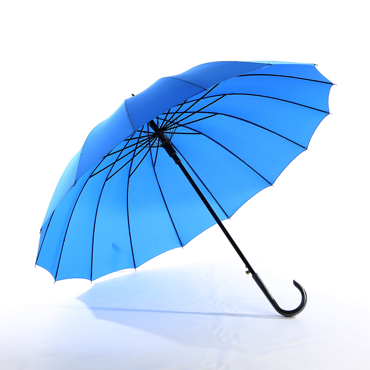 Curve Handle Long Umbrella with Auto Open