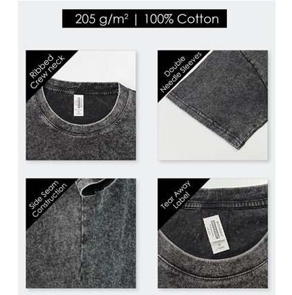 Affinity Creation | Vintage Snowflake Washed Tee | Corporate Gifts